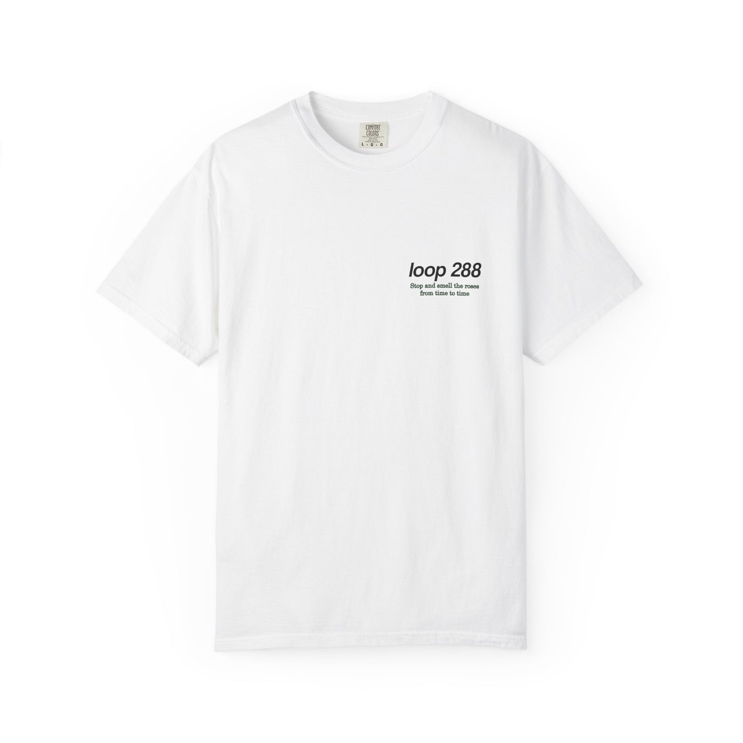 Loop 288 'Roses' Unisex Garment-Dyed T-shirt