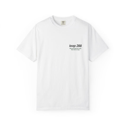 Loop 288 'Roses' Unisex Garment-Dyed T-shirt