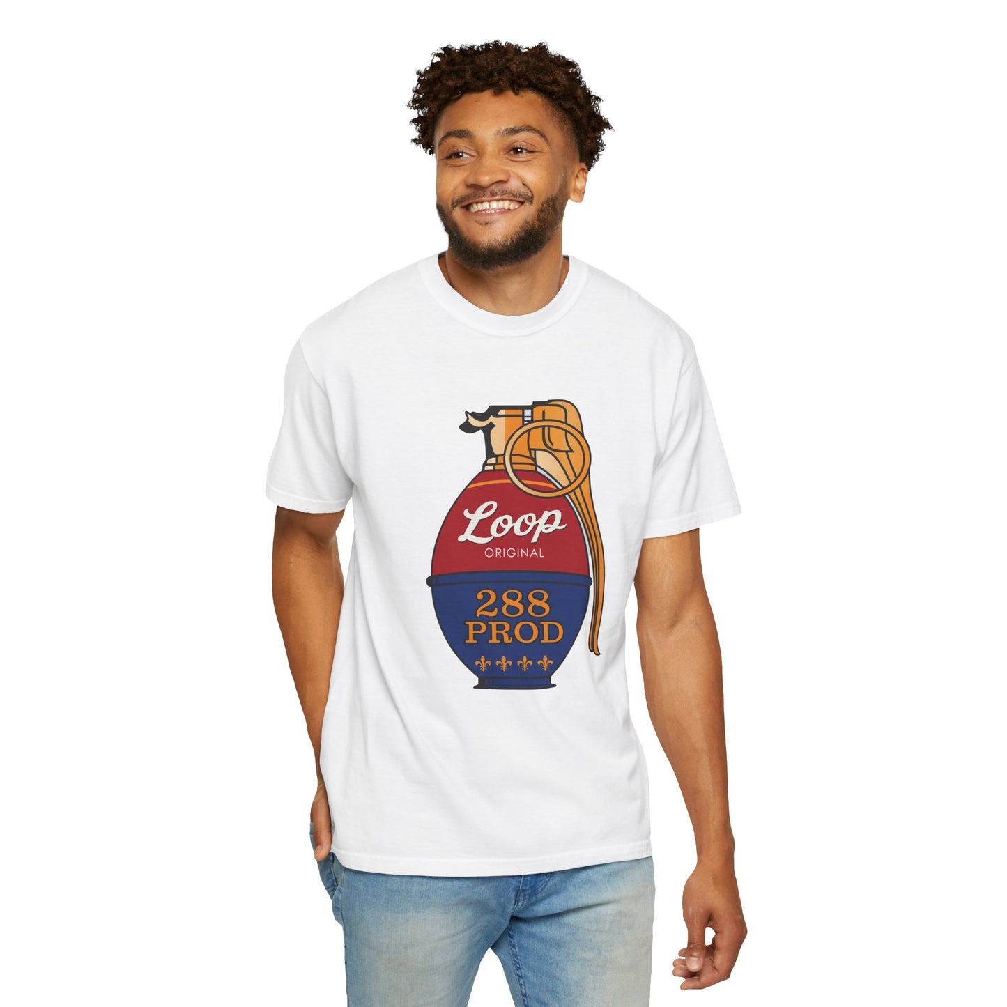 Loop 288 ' grenade ' Tee