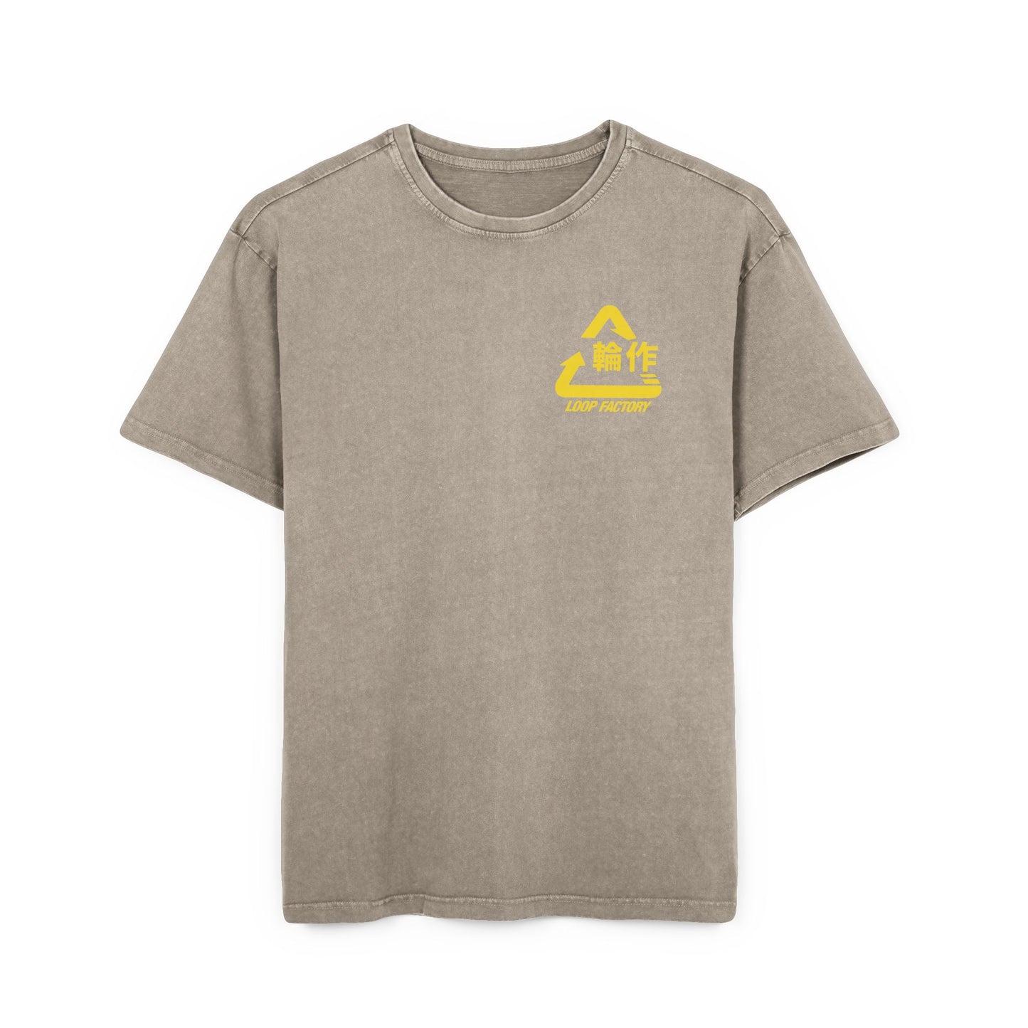 Loop 288 'factory' Acid Washed Heavy Oversize Tee
