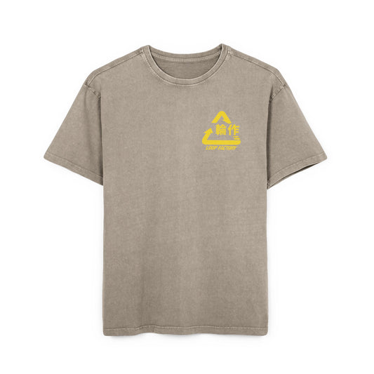 Loop 288 'factory' Acid Washed Heavy Oversize Tee