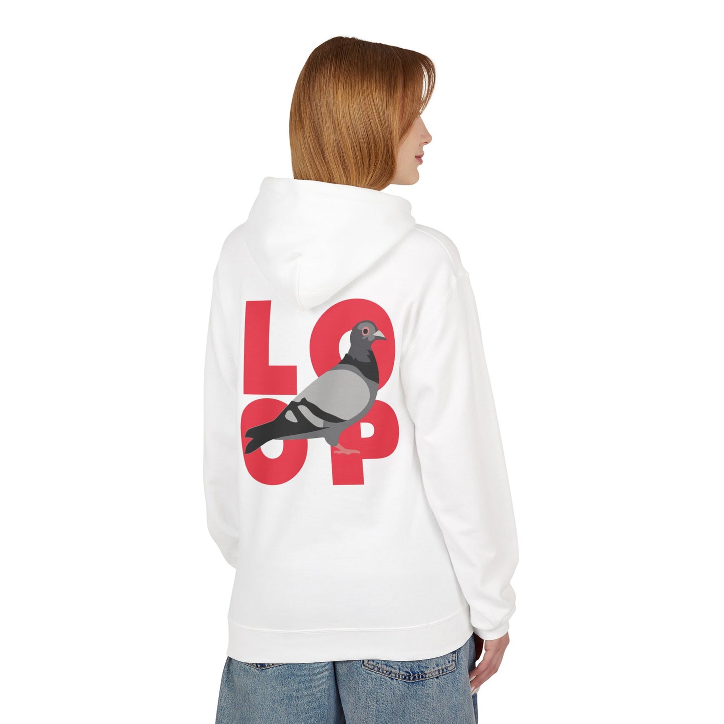 Loop 288 'Pigeon' Fleece Hoodie